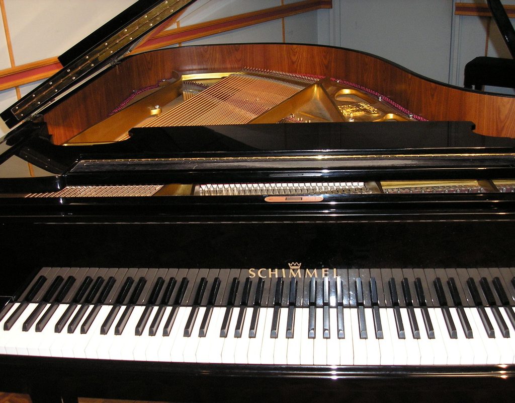 CD cover with grand piano